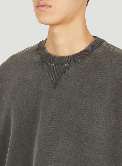 entire studios  |Unisex Long Sleeves Plain Cotton Logo Sweatshirts