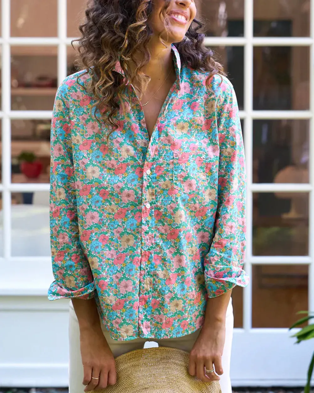 Floral Eileen Button Up Shirt