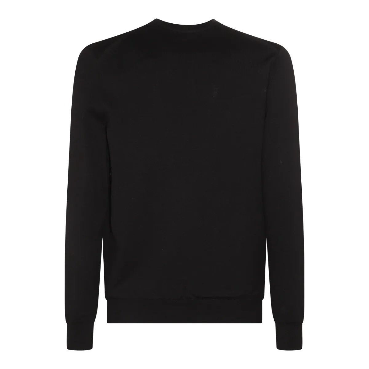 FRED PERRY  |Wool Long Sleeves Cotton Logo Sweaters