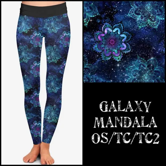 Galaxy Mandala Pocket Soft Leggings