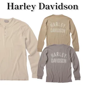 Harley Davidson  |Pullovers Henry Neck Street Style Collaboration Long Sleeves