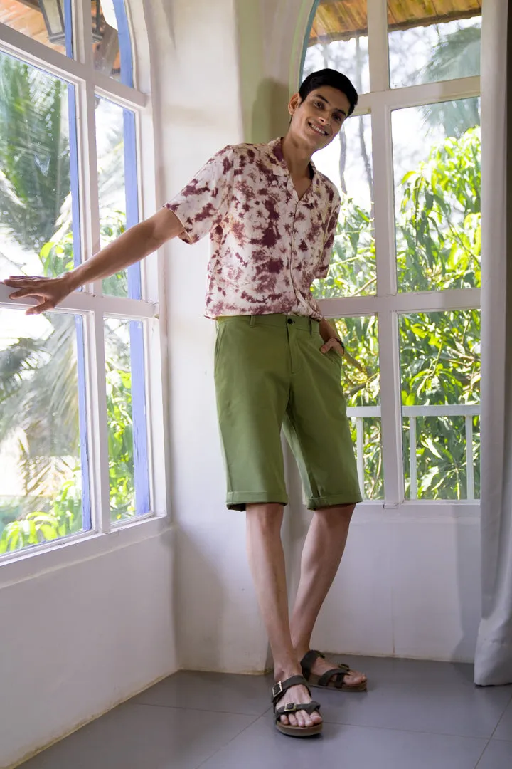 Herb Olive Stretch Chino Shorts