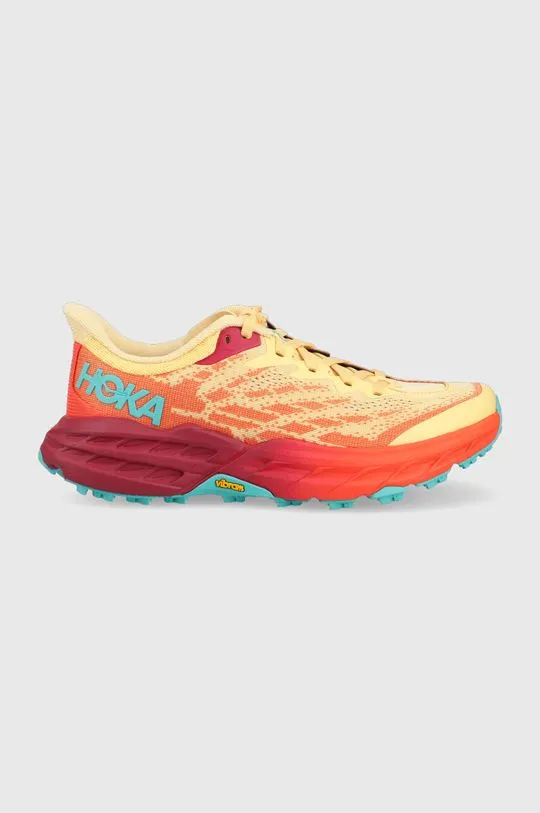 Hoka One One running shoes SPEEDGOAT 5 orange color