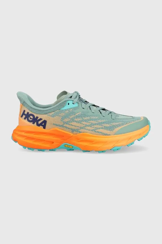 Hoka running shoes Speedgoat 5 blue color