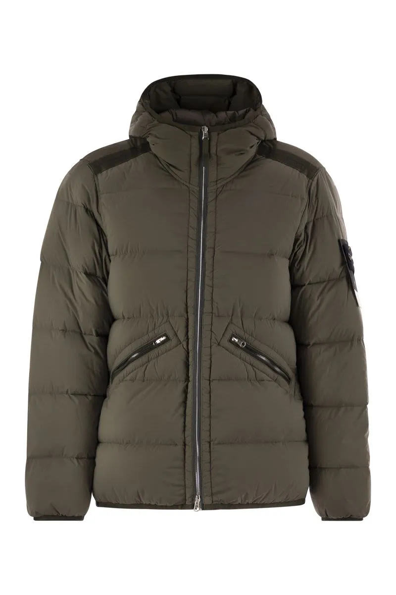 HOODED DOWN JACKET