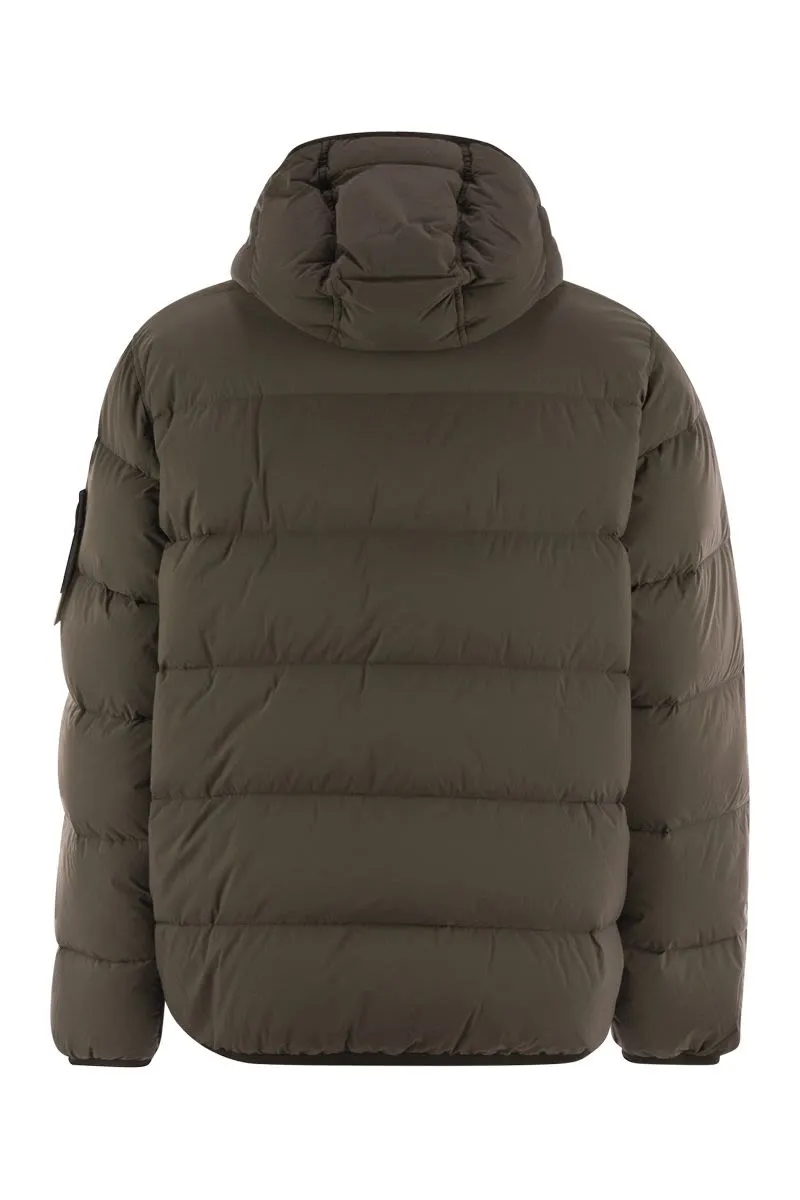 HOODED DOWN JACKET