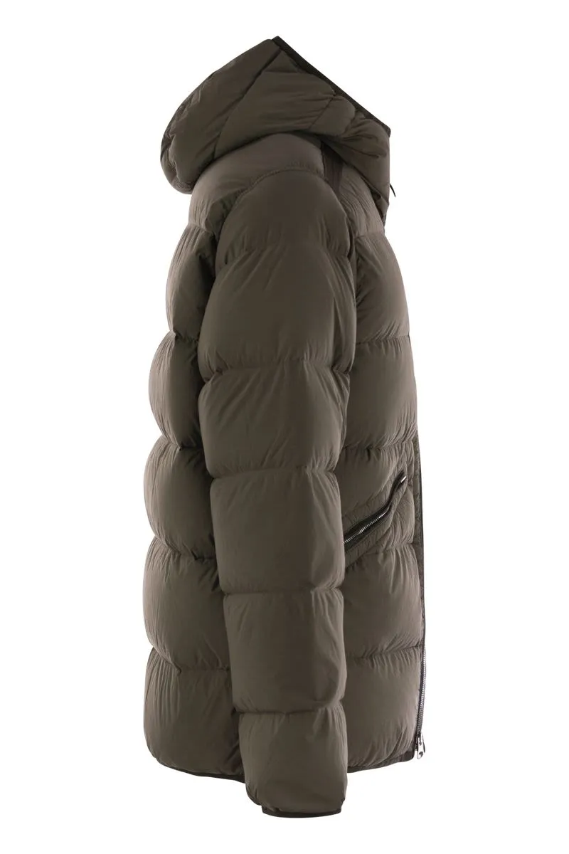 HOODED DOWN JACKET