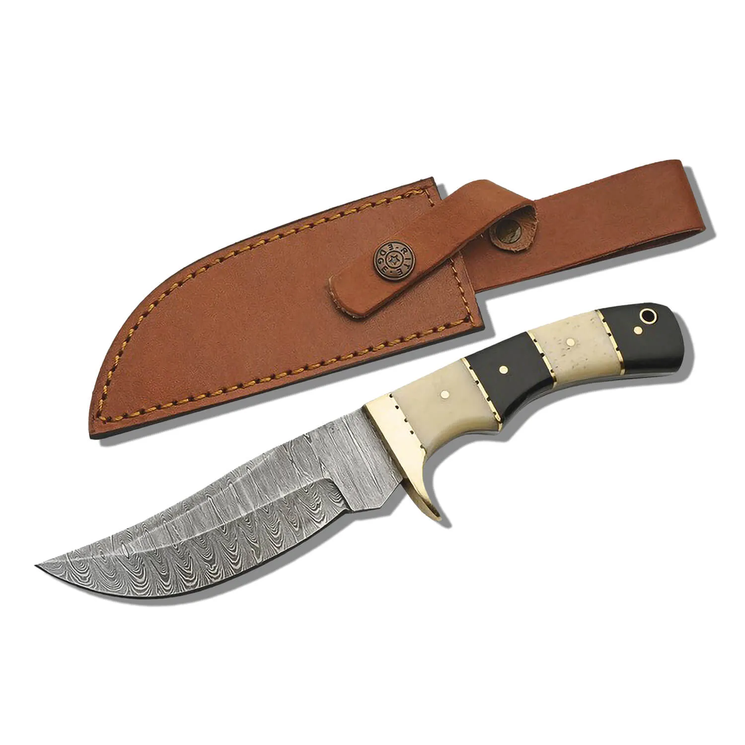 Horn & Bone Hunter Knife