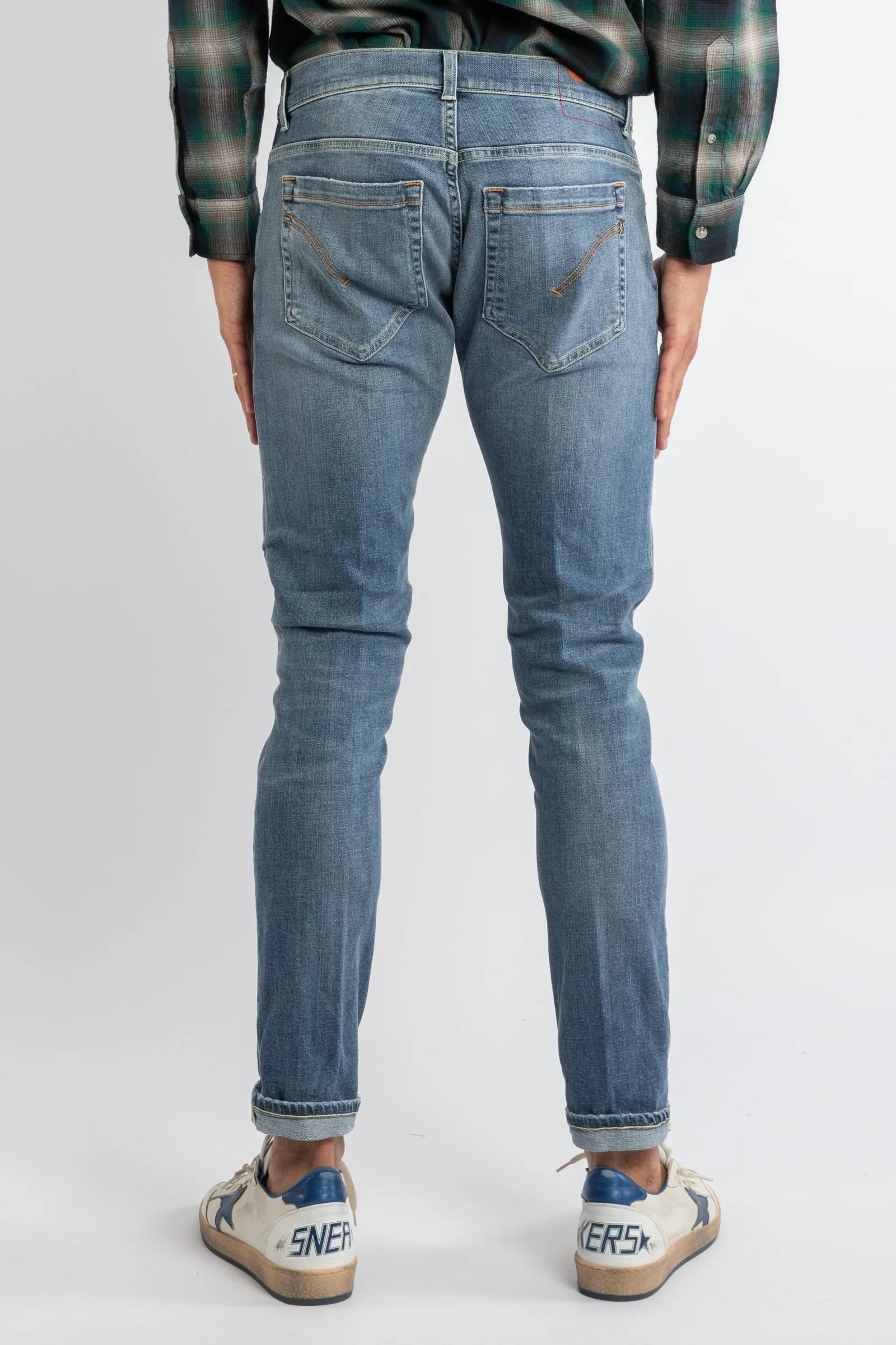 Jeans George skinny in denim stretch blu