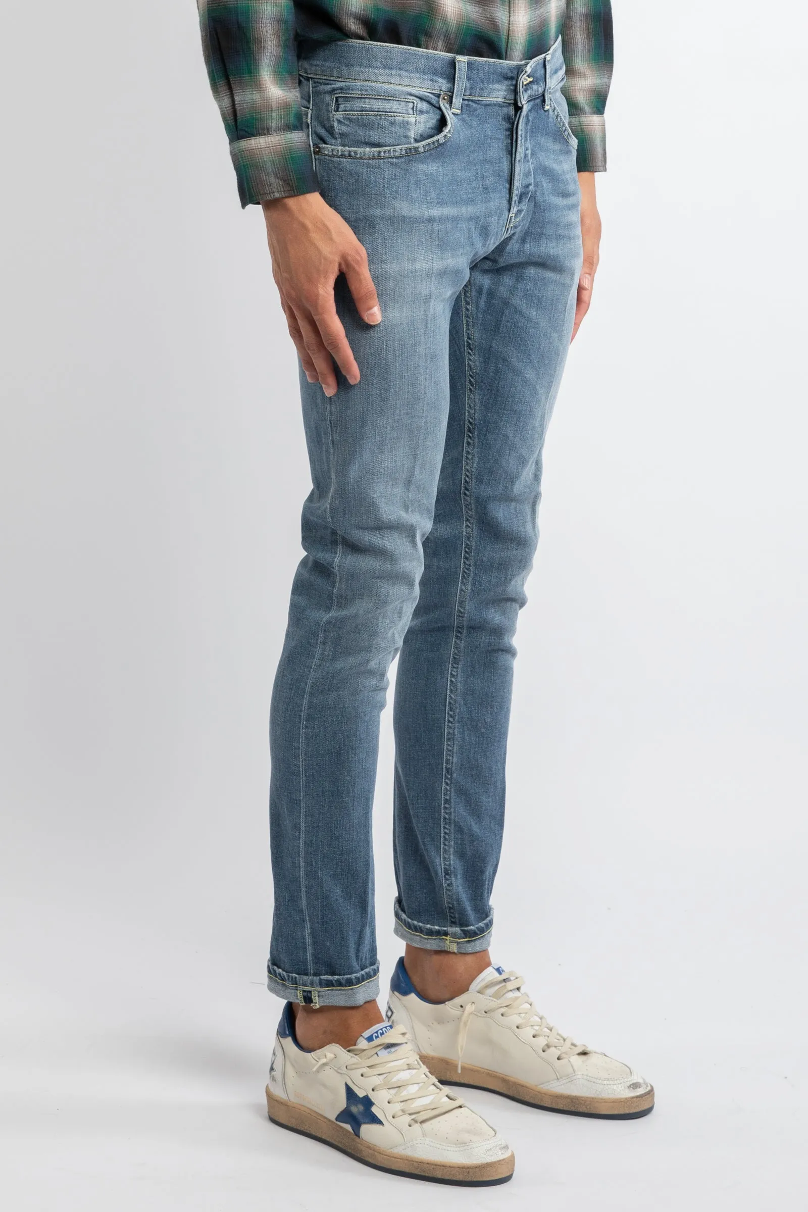 Jeans George skinny in denim stretch blu