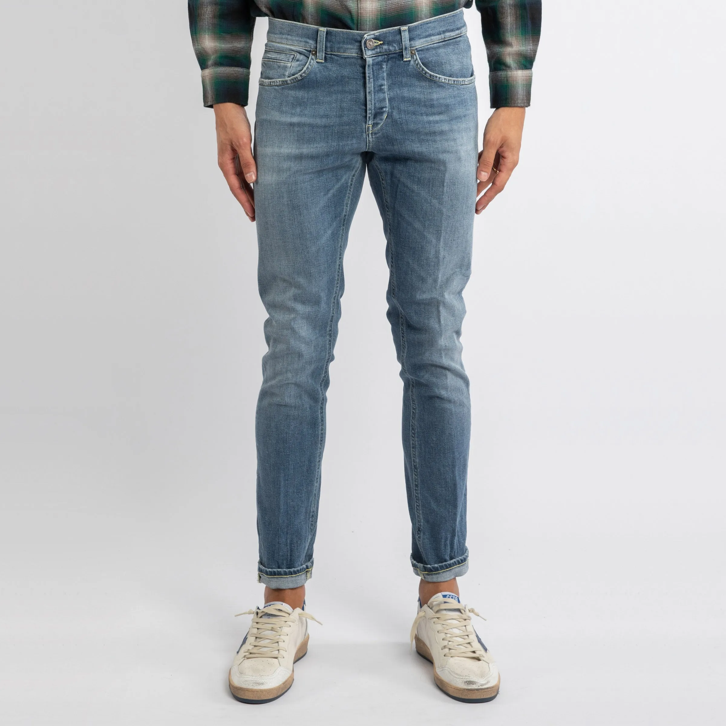 Jeans George skinny in denim stretch blu