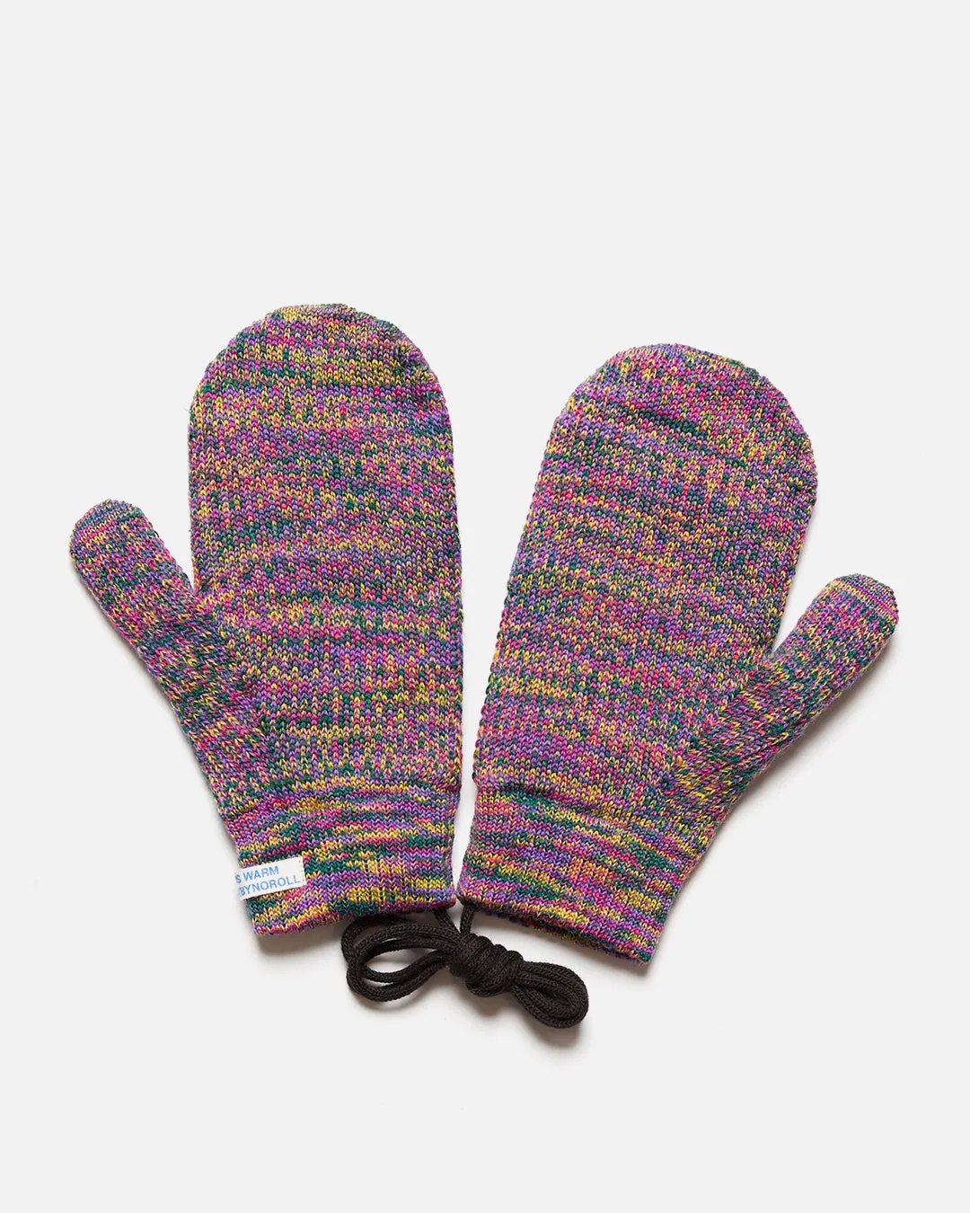 Kasuri Mittens - Purple