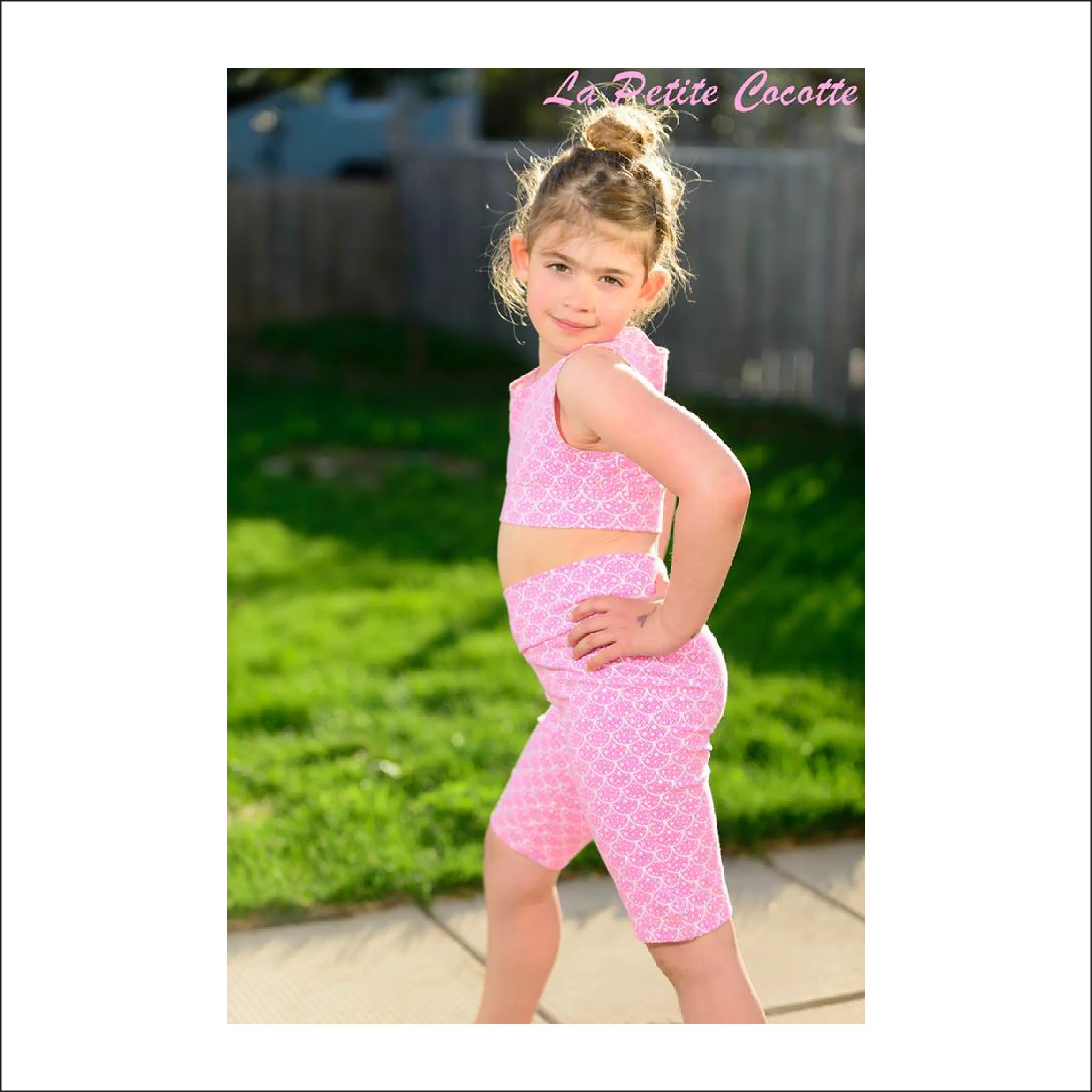 Lafayette Ave. Leggings, Capris and Shorts | Regular and Slim Fit - Child Sizes 2T-10 | Beginner Level Sewing Pattern