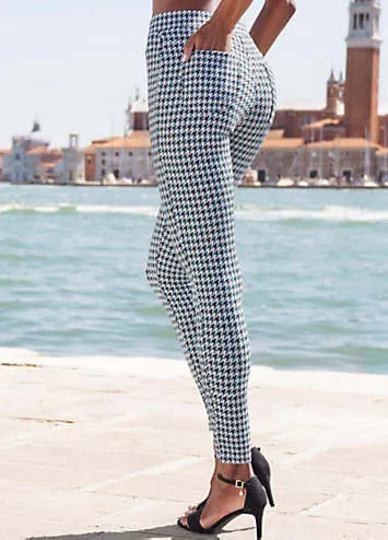 LASCANA Knitted Houndstooth Leggings | Kaleidoscope