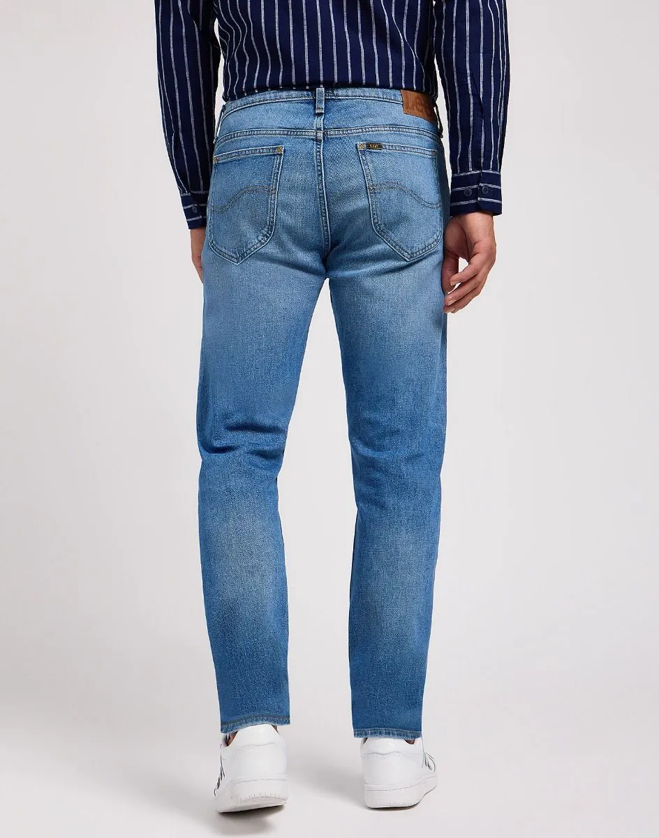 Lee Rider Regular Slim Denim Stretch Jeans Worn In Travis