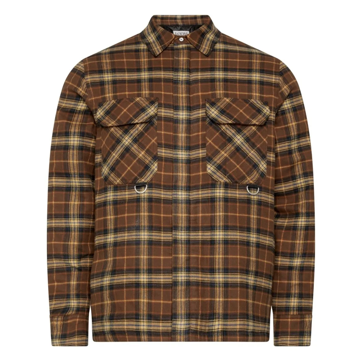 LOEWE  |Other Plaid Patterns Long Sleeves Cotton Luxury Shirts