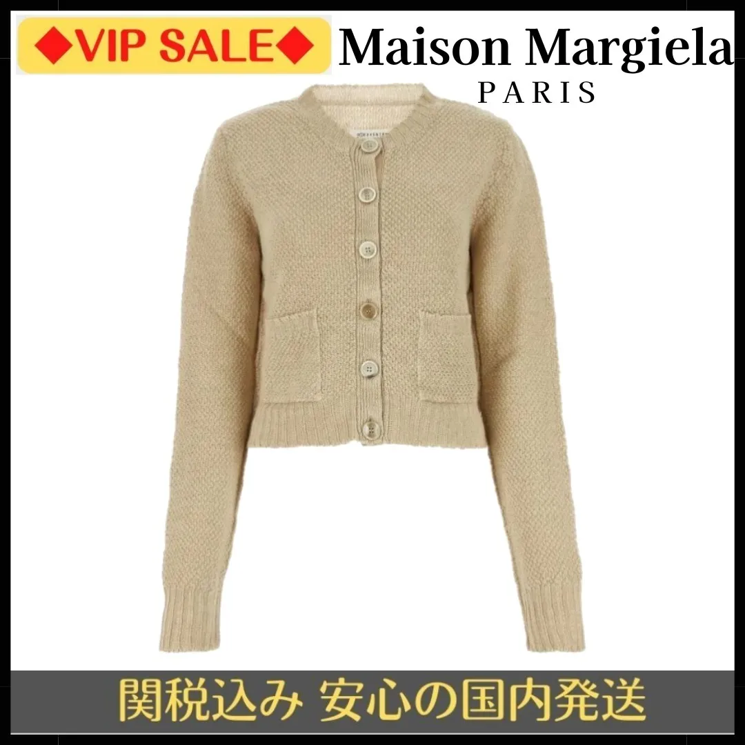 Maison Margiela  |Casual Style Linen Long Sleeves Plain Cardigans