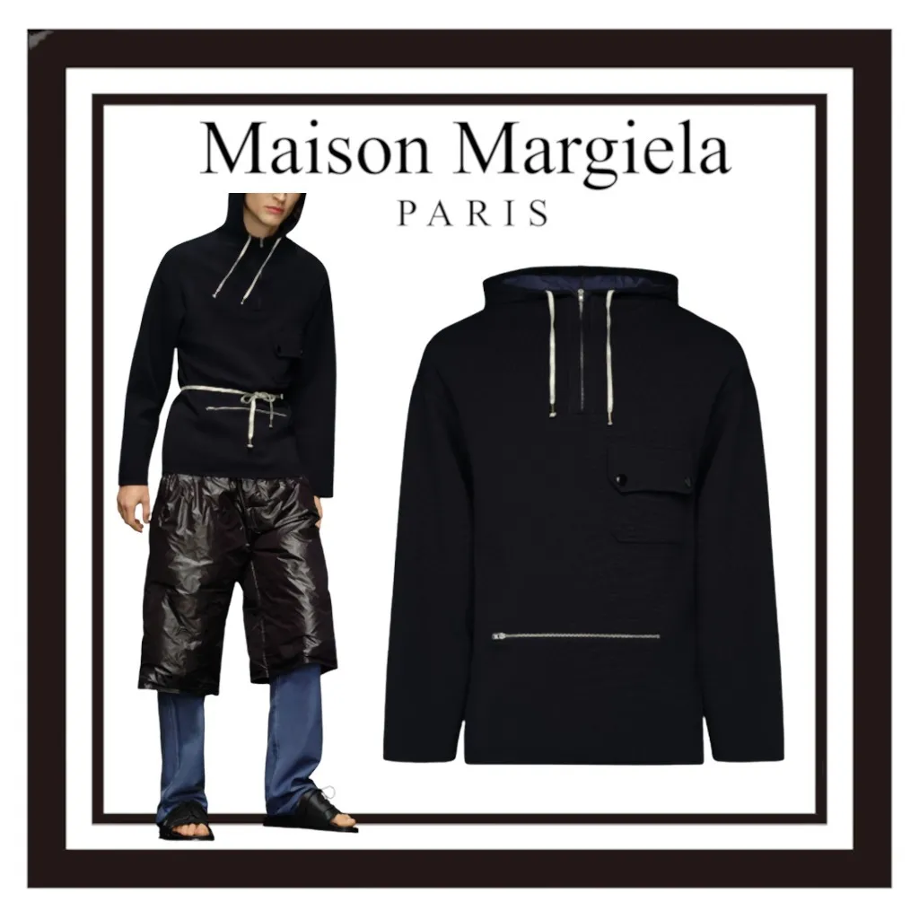 Maison Margiela  |Unisex Long Sleeves Plain Designers Sweaters