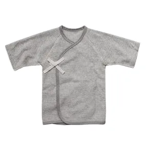 Makié Baby Terry Kimono Cardigan Grey Stripes