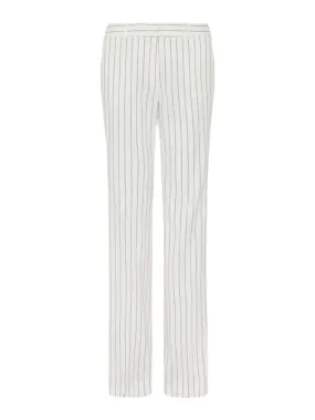 Marella Ulivo Pinstripe Pant in White