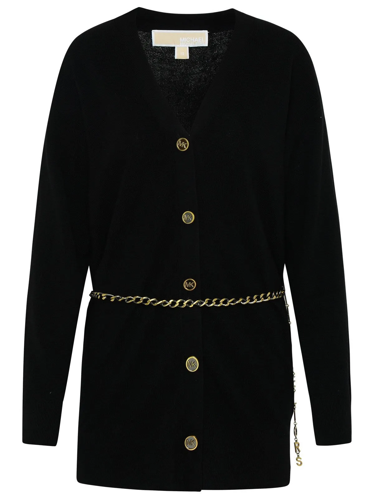 Michael Michael Kors Logo Buttoned Knit Cardigan