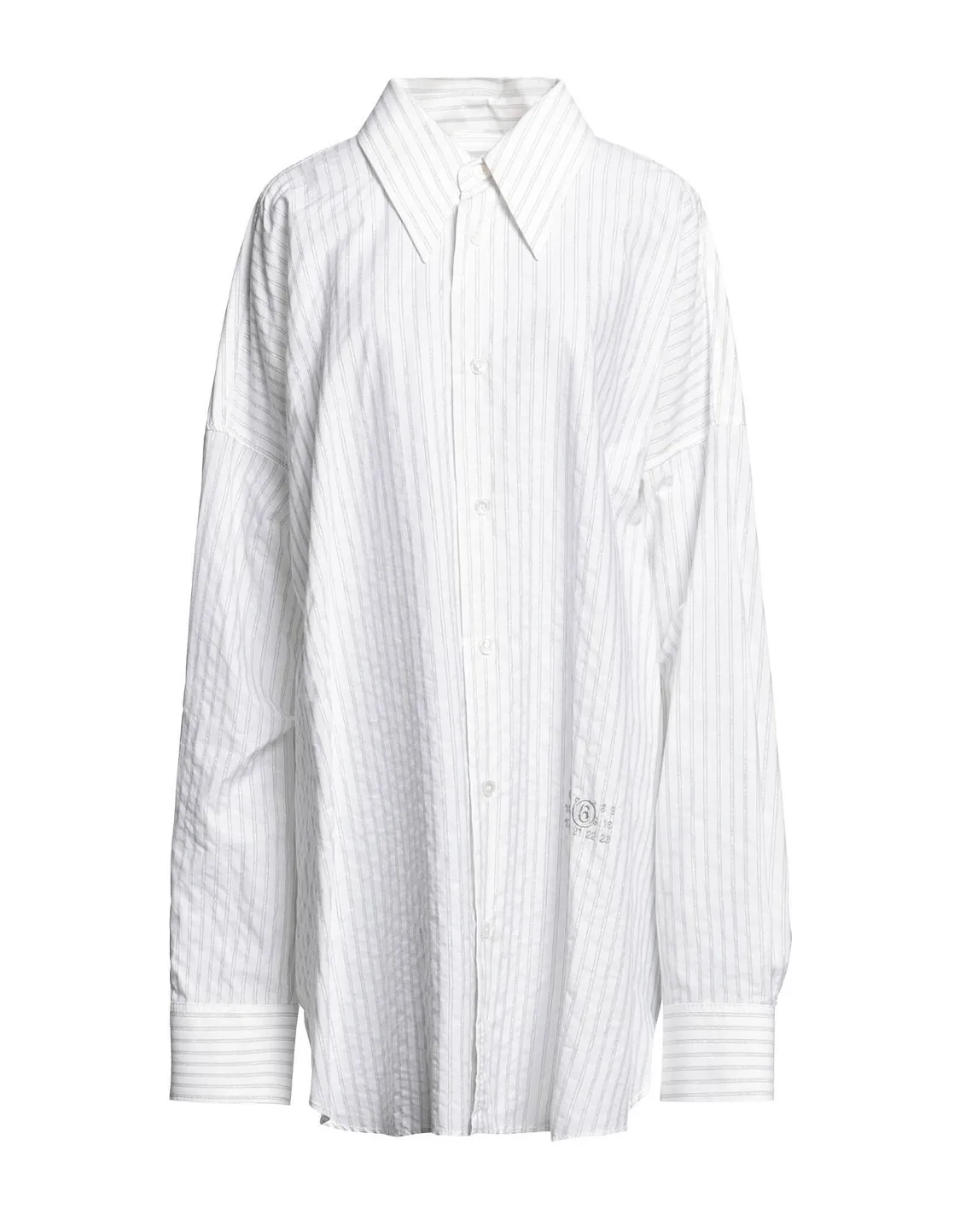 MM6 Maison Margiela  |Stripes Long Sleeves Cotton Shirts & Blouses