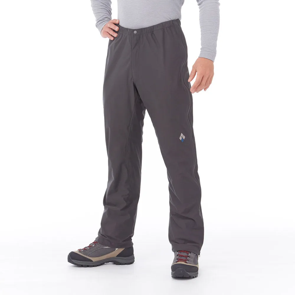 Montbell Men's Stretch Rain Full Zip Pants - Waterproof Outdoor Travel Hiking