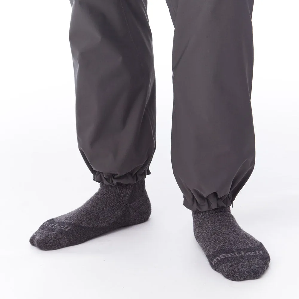 Montbell Men's Stretch Rain Full Zip Pants - Waterproof Outdoor Travel Hiking