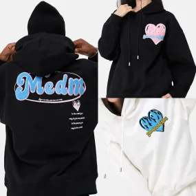 MR. ENJOY DA MONEY  |Pullovers Heart Unisex Street Style Long Sleeves Oversized