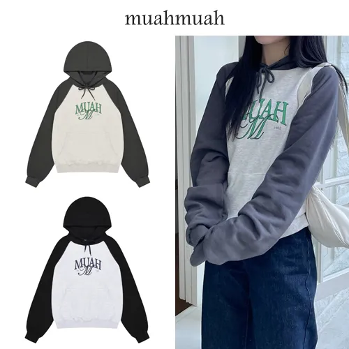 muahmuah  |Sleeveless Street Style Long Sleeves Logo Tanks & Camisoles