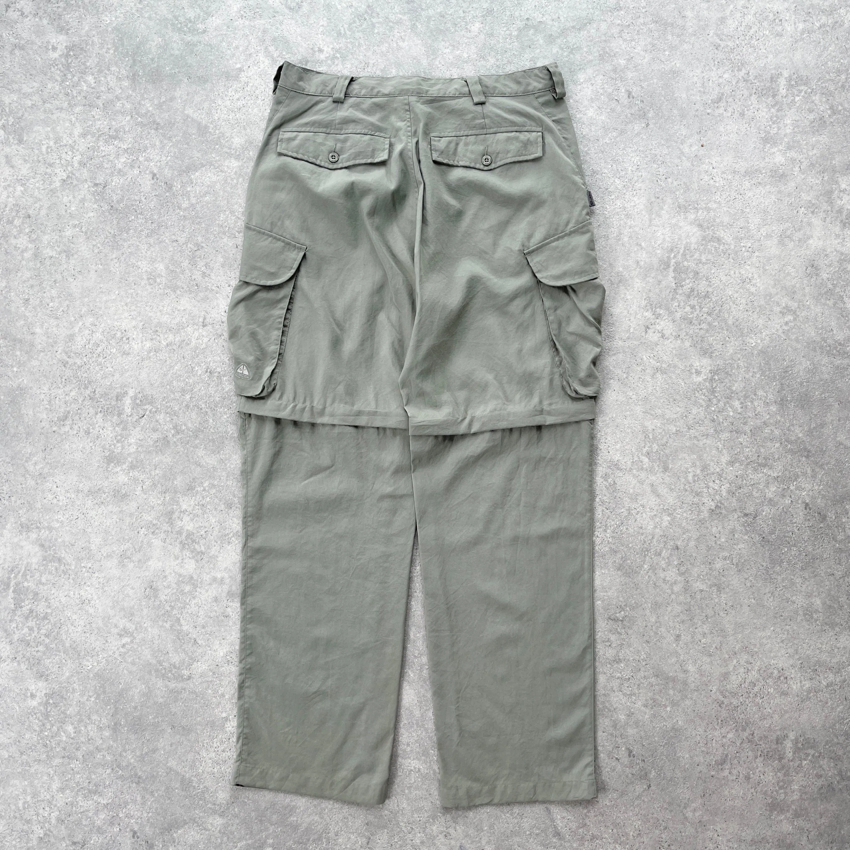 Nike ACG 2000s convertible lightweight technical cargo trousers (M)