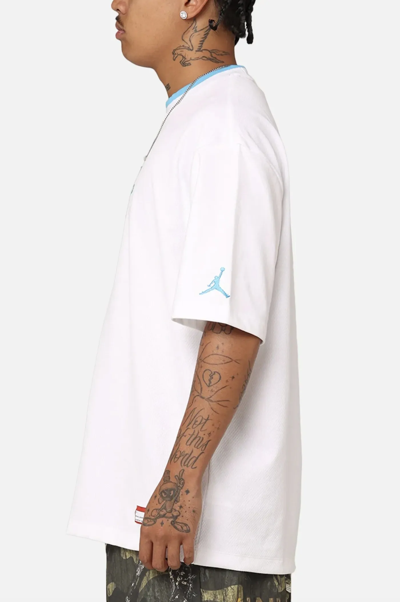 Nike  |Crew Neck Pullovers Street Style U-Neck Cotton Short Sleeves