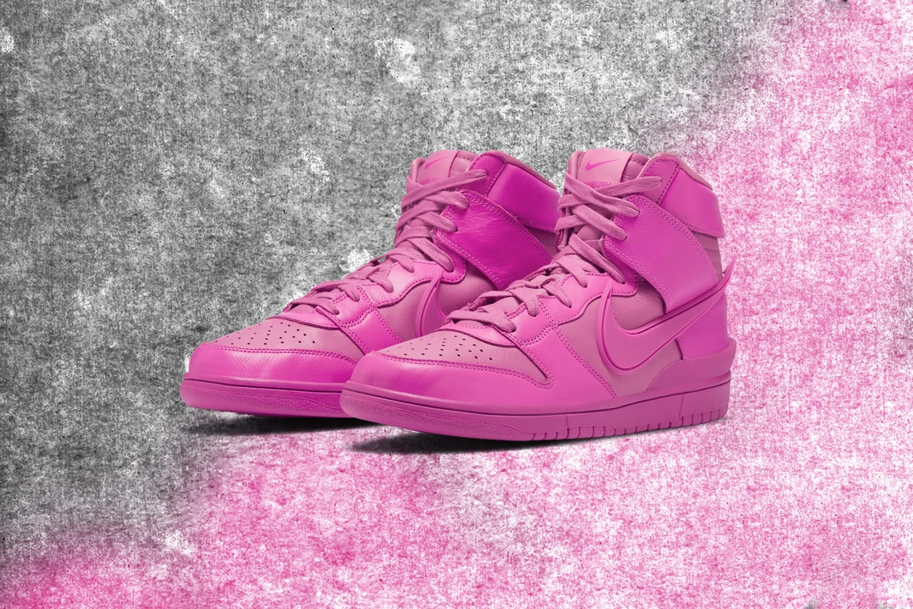 Nike x Ambush Dunk Hi - Active Fuchsia