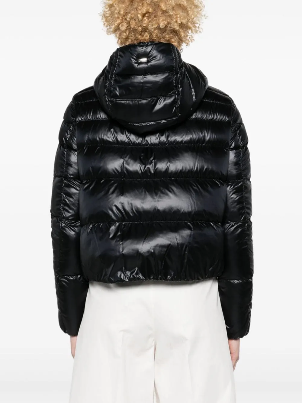 NYLON SHORT DOWN JACKET