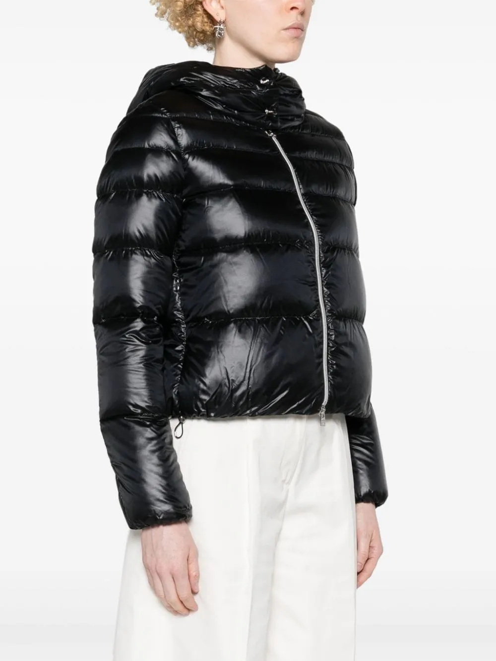 NYLON SHORT DOWN JACKET