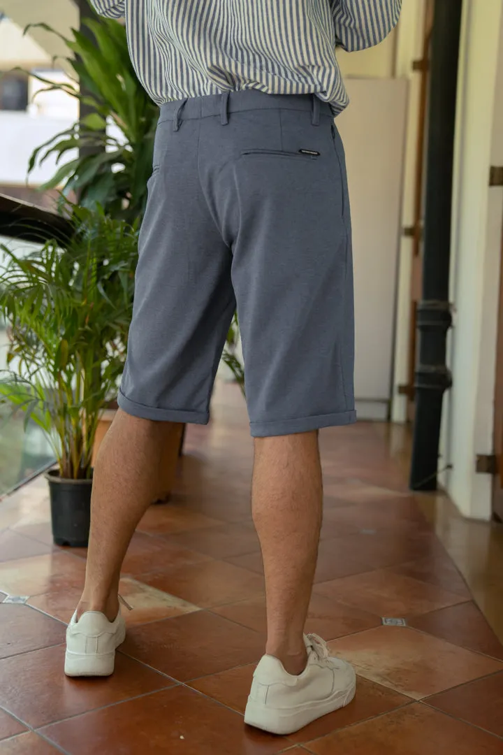 Ocean Waves Power-Stretch Chino Shorts