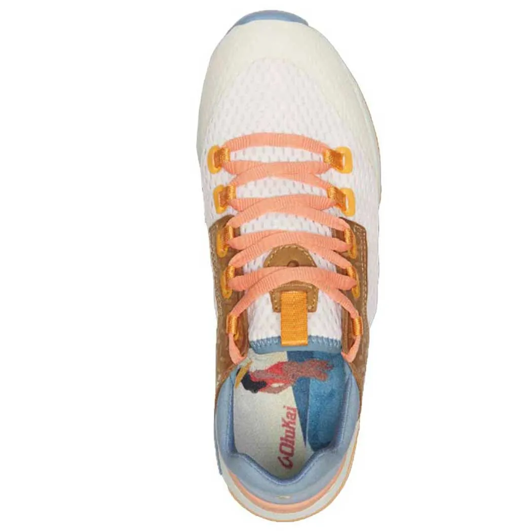 OluKai Wailuku Sneaker Bright White/ Sea Ice (Women's)