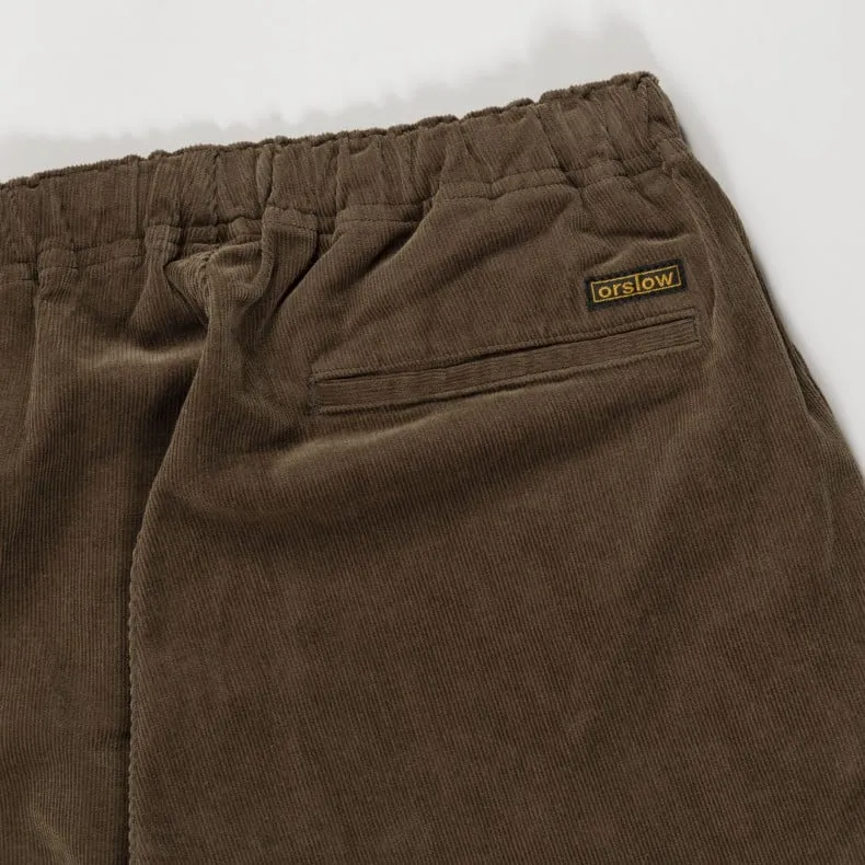 orSlow New Yorker Stretch Corduroy Pants (Brown)