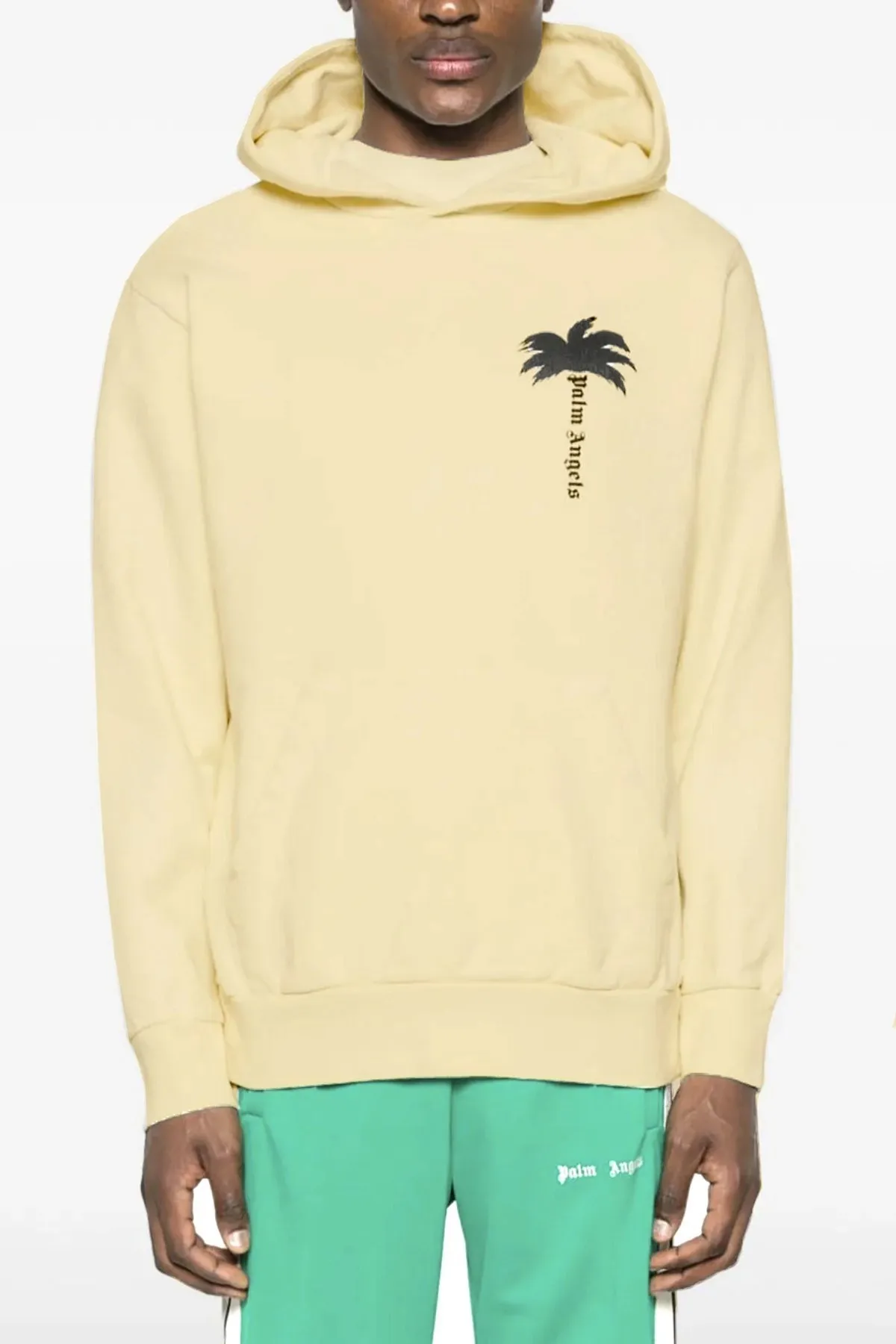 Palm Angels  |Pullovers Monogram Tropical Patterns Blended Fabrics