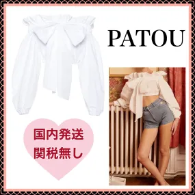 PATOU  |Casual Style Long Sleeves Plain Shirts & Blouses