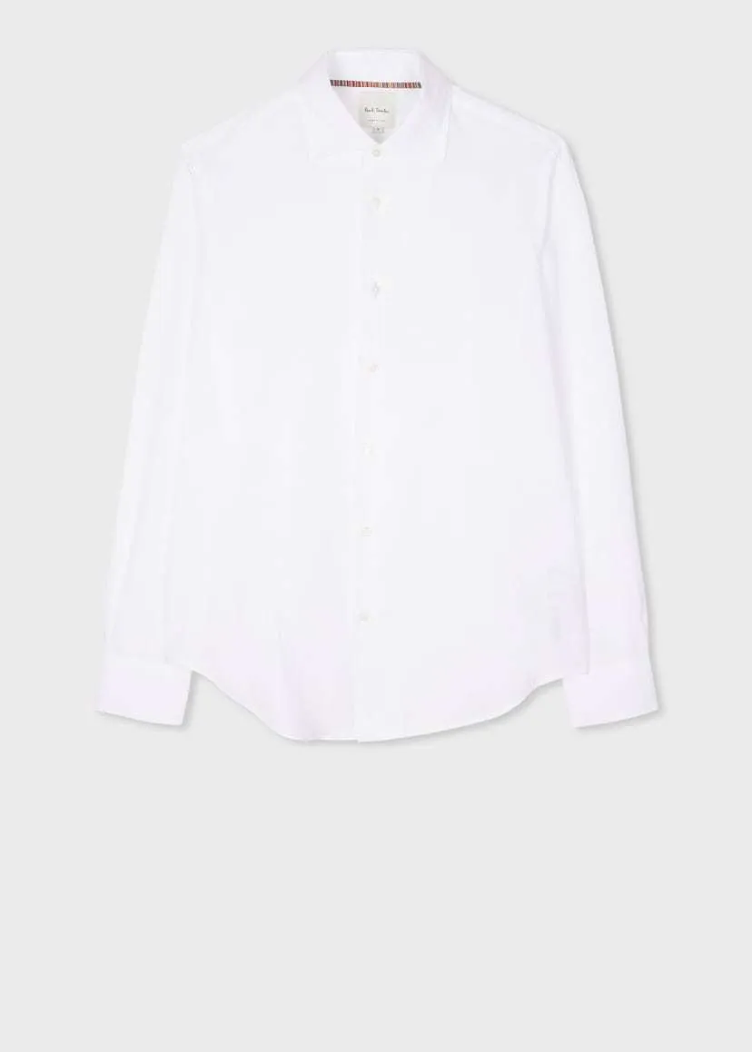 Paul Smith  |Linen Long Sleeves Plain Shirts