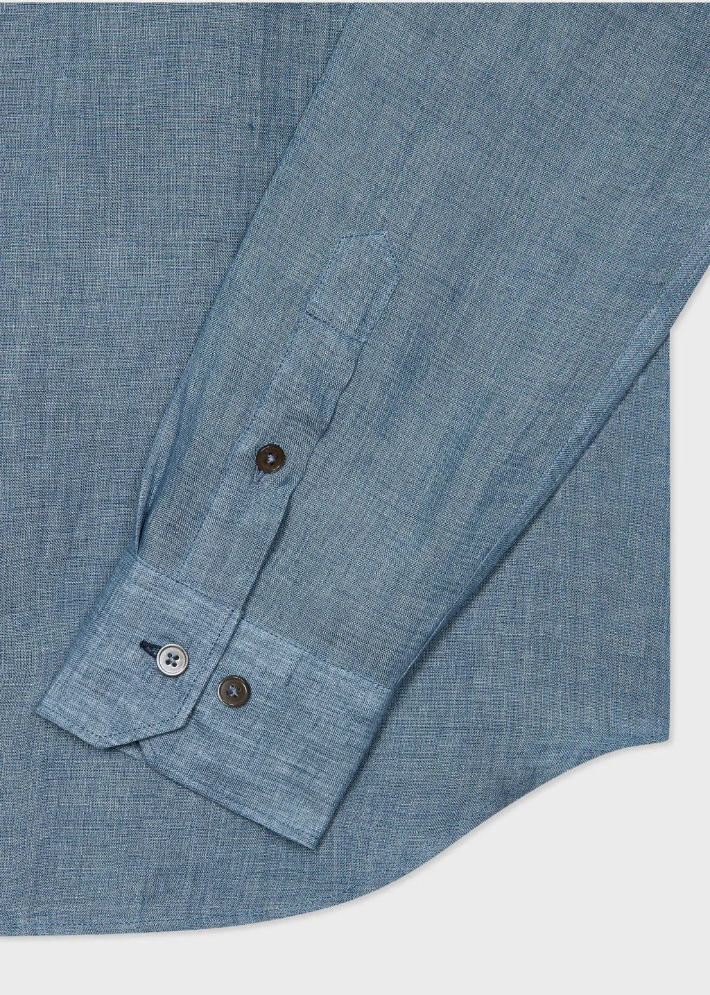 Paul Smith  |Linen Long Sleeves Plain Shirts