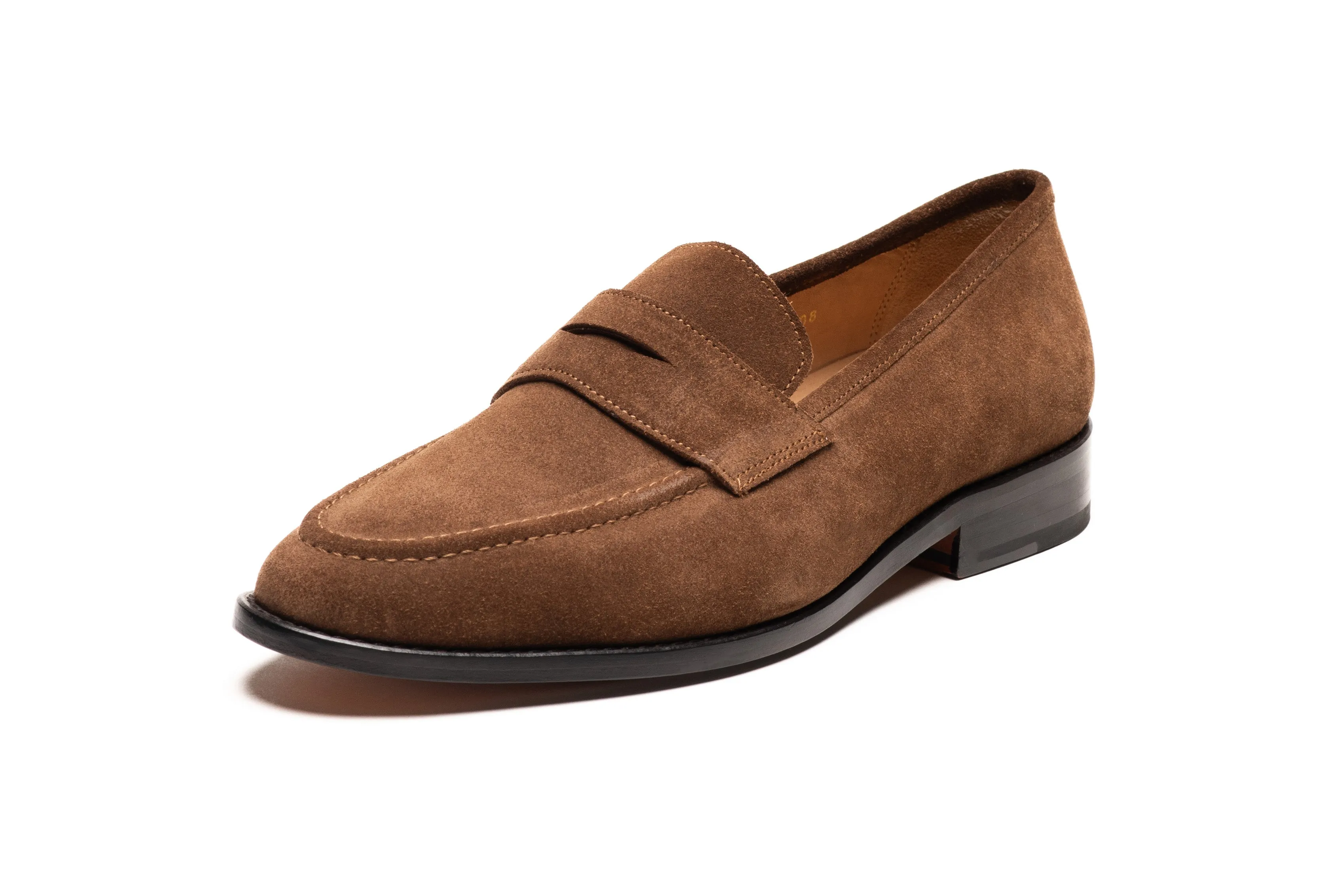 Penny Loafer - Cognac Suede