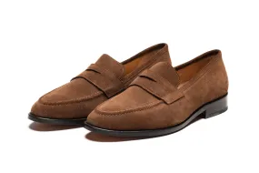 Penny Loafer - Cognac Suede