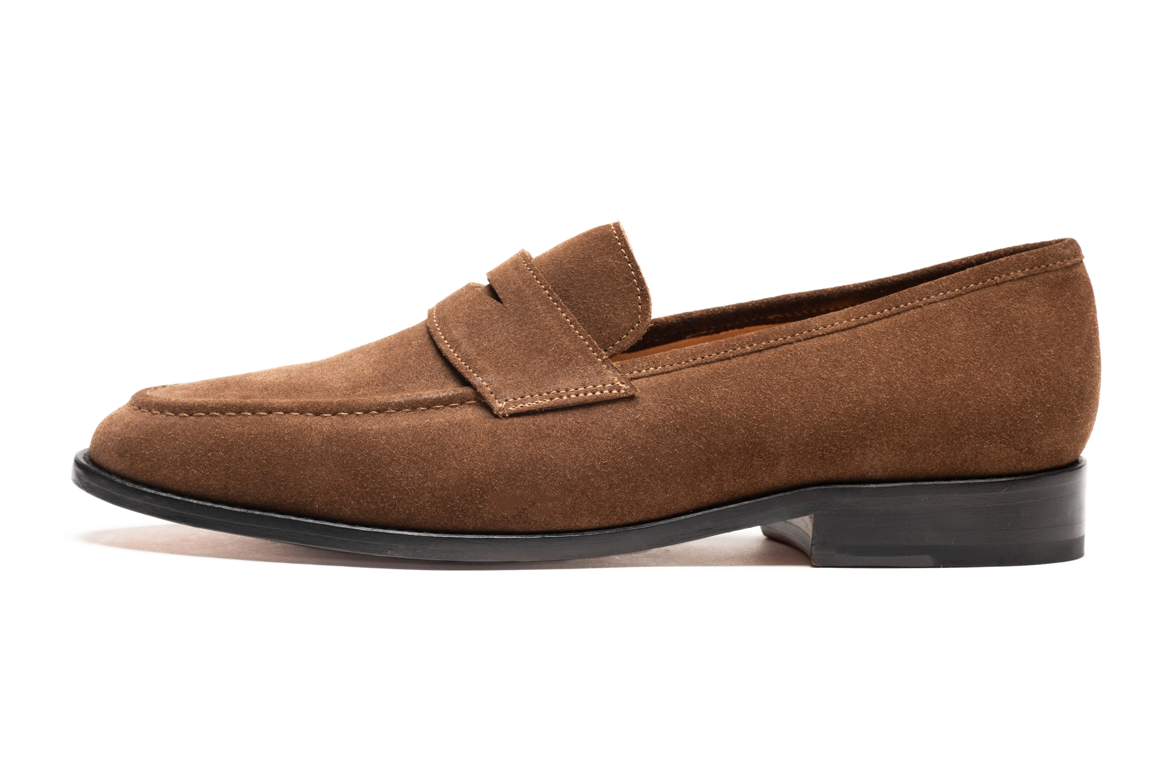 Penny Loafer - Cognac Suede