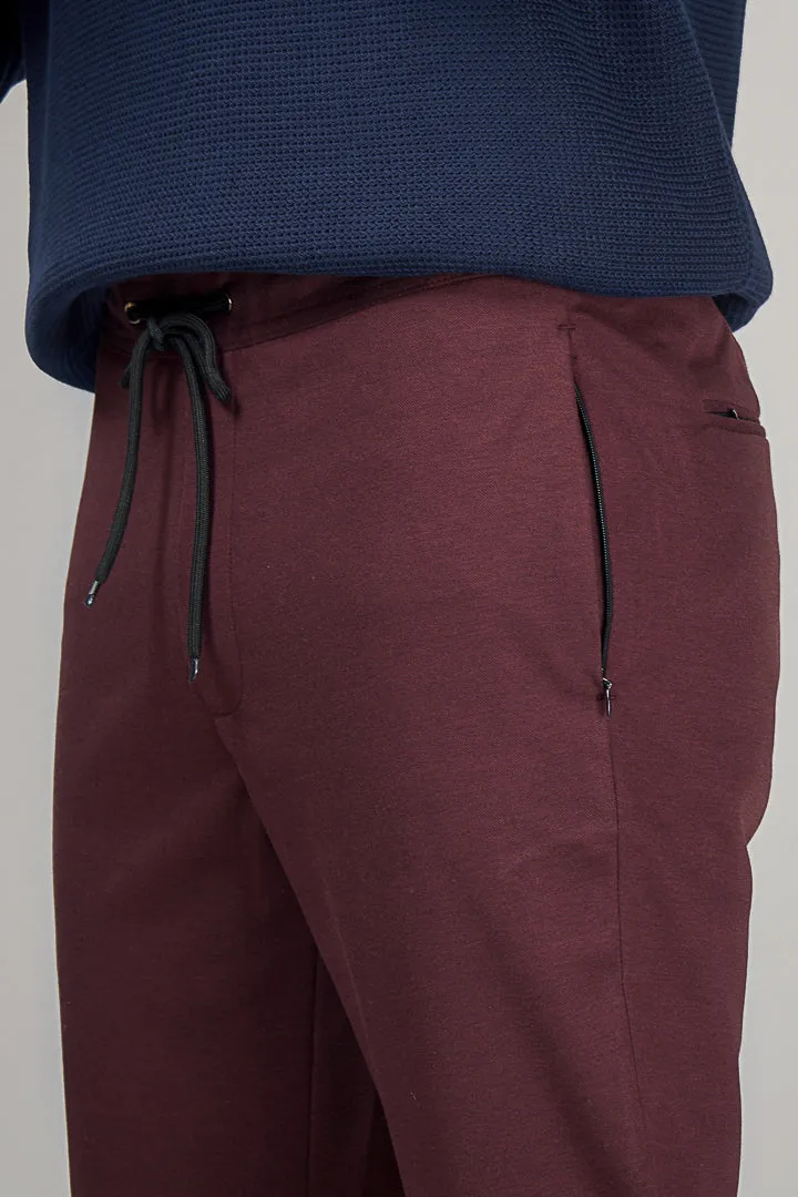 Plum Wine Power-Stretch Joggers