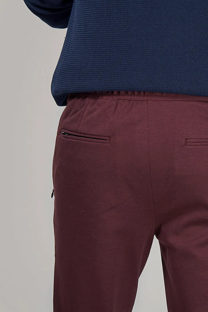 Plum Wine Power-Stretch Joggers