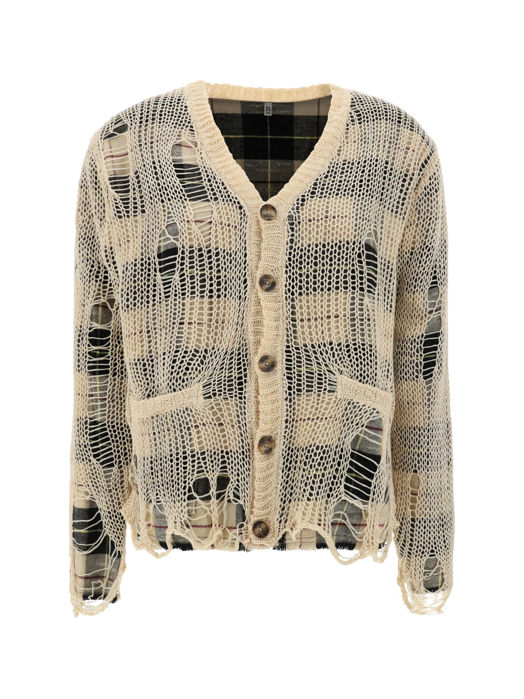 R13  |Casual Style Long Sleeves Cotton Cardigans