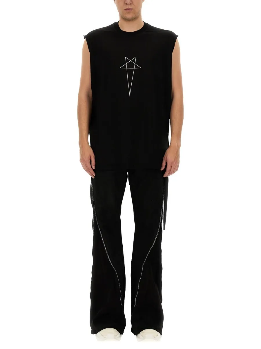 RICK OWENS  |Crew Neck Pullovers Unisex Sleeveless Street Style Plain