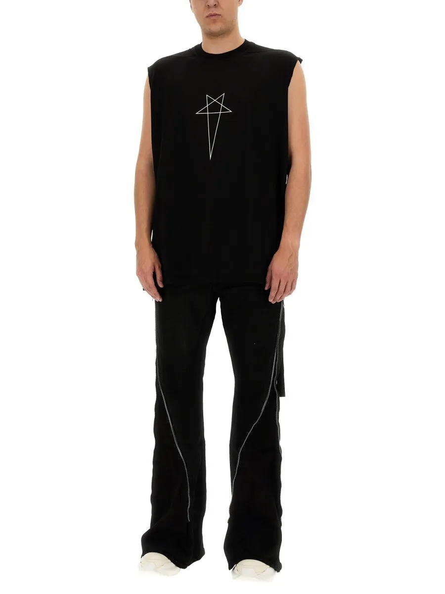 RICK OWENS  |Crew Neck Pullovers Unisex Sleeveless Street Style Plain